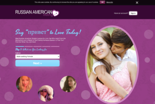 Russian American Dating Homepage Image